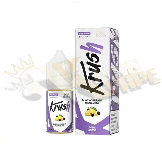 Blackcurrant Mango Ice Salt By Drip Down Krush - 30ml at King Vape Pakistan