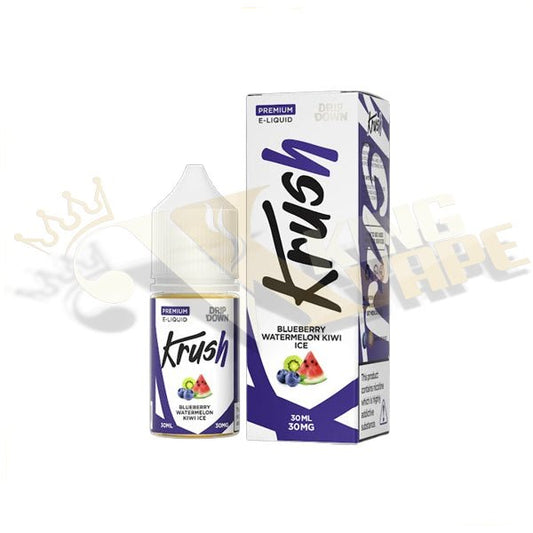 Blueberry Watermelon Kiwi Ice Salt By Drip Down Krush - 30ml at King Vape Pakistan