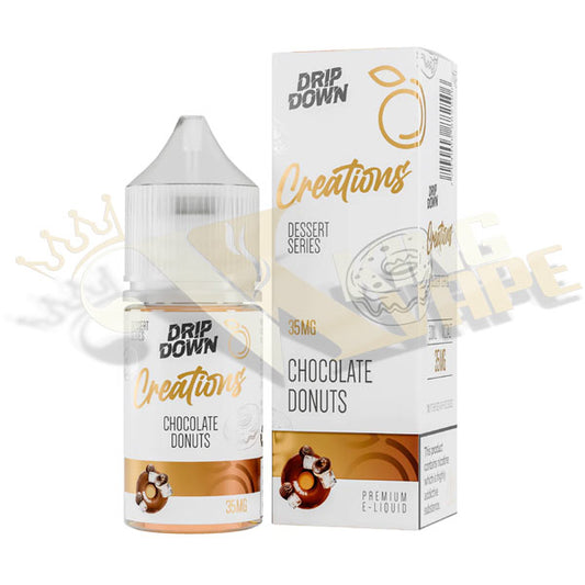 BUY CHOCOLATE DONUTS SALT BY DRIP DOWN CREATIONS DESERT SERIES - 30ML