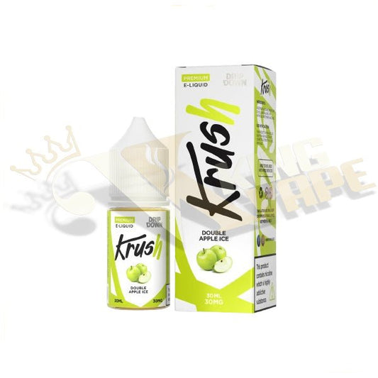 Double Apple Ice Salt By Drip Down Krush - 30ml at King Vape Pakistan