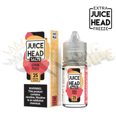 GUAVA PEACH SALT BY JUICE HEAD EXTRA FREEZE - 30ML