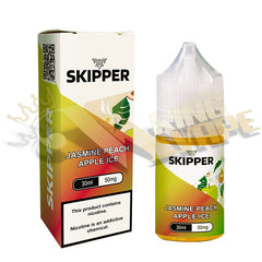 BUY JASMINE PEACH APPLE ICE SALT BY SKIPPER - 30ML