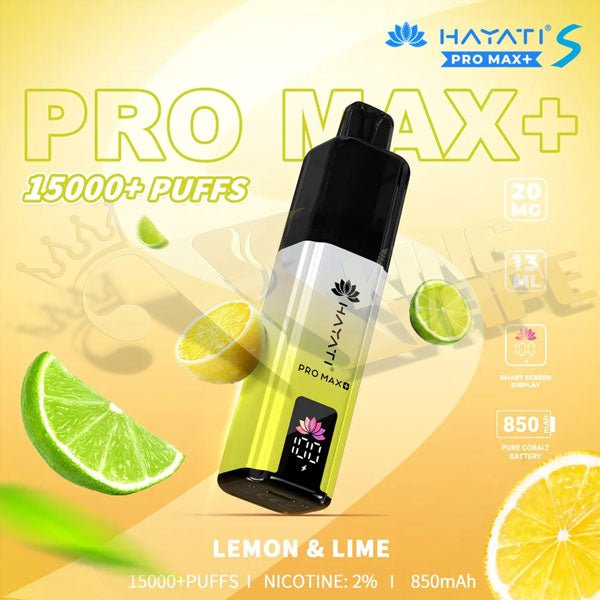 Hayati Pro Max+ S Disposable 15000 Puffs at King Vape Pakistan