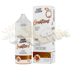 Lotus Cheesecake Salt By Drip Down Creations Desert Series - 30ml at King Vape Pakistan
