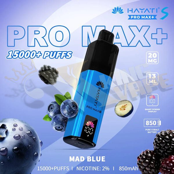 Hayati Pro Max+ S Disposable 15000 Puffs at King Vape Pakistan