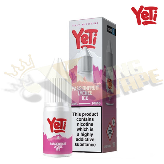 BUY PASSIONFRUIT LYCHEE ICE SALT BY YETI - 10ML