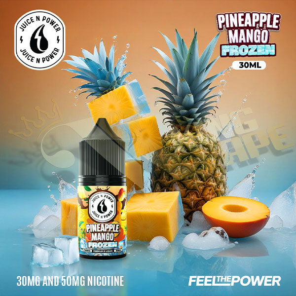 BUY FROZEN PINEAPPLE MANGO SALT BY JUICE N POWER - 30ML