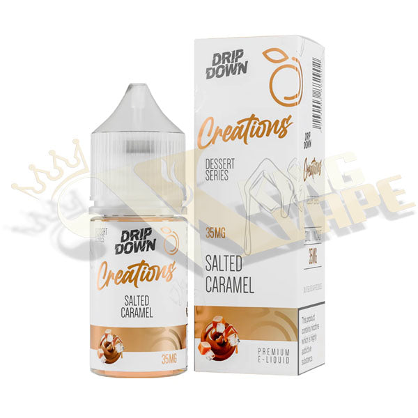 Salted Caramel Salt By Drip Down Creations Desert Series - 30ml at King Vape Pakistan