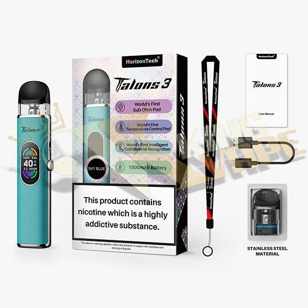 Horizontech Talons 3 40W POD KIT in Pakistan | King Vape KING VAPE Horizontech Talons 3 40W POD KIT in Pakistan | King Vape KING VAPE