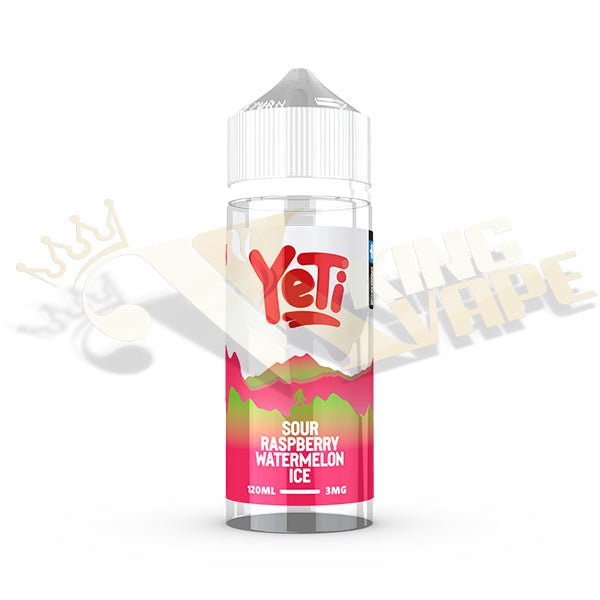 Sour Raspberry Watermelon Ice By Yeti - 120ml at King Vape Pakistan
