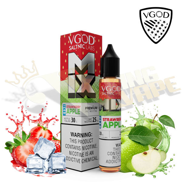 BUY STRAWBERRY APPLE ICE SALT BY VGOD - 30ML