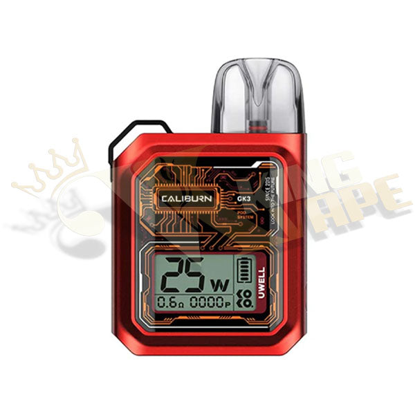 Uwell Caliburn GK3 25W Pod Device Price In Pakistan - Red Color