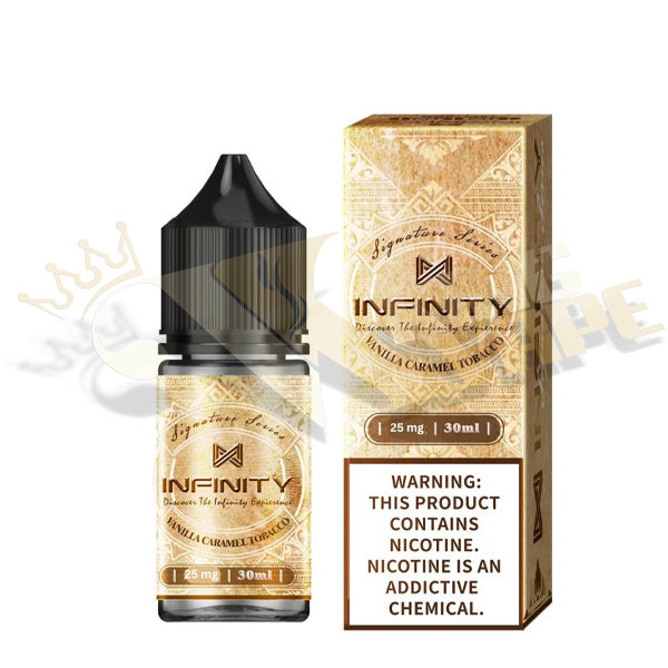 BUY VANILLA CARAMEL TOBACCO SALT BY INFINITY SIGNATURE SERIES - 30ML