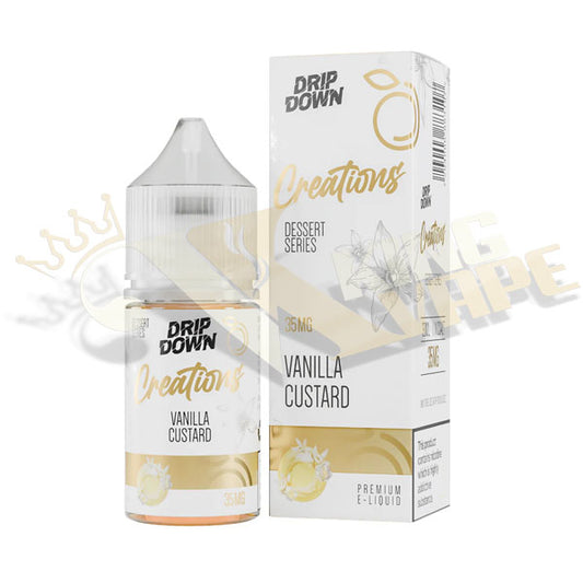 BUY VANILLA CUSTARD SALT BY DRIP DOWN CREATIONS DESERT SERIES - 30ML