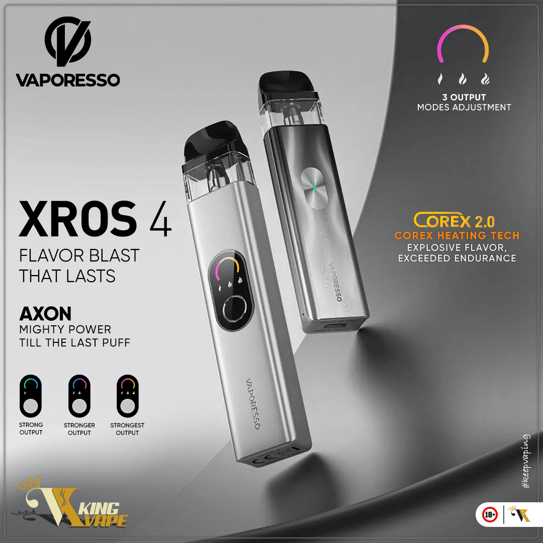 Vaporesso XROS 4 30W POD Device in Pakistan in Pakistan | King Vape KING VAPE Vaporesso XROS 4 30W POD Device in Pakistan in Pakistan | King Vape KING VAPE