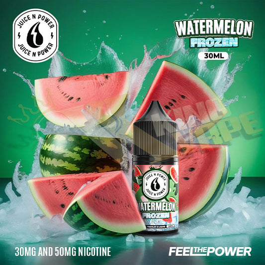 BUY FROZEN WATERMELON SALT BY JUICE N POWER - 30ML