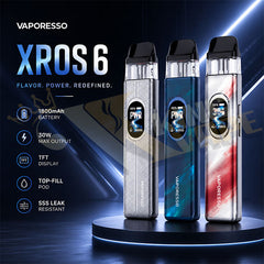 BUY NEW VAPORESSO XROS 6 30W POD SYSTEM