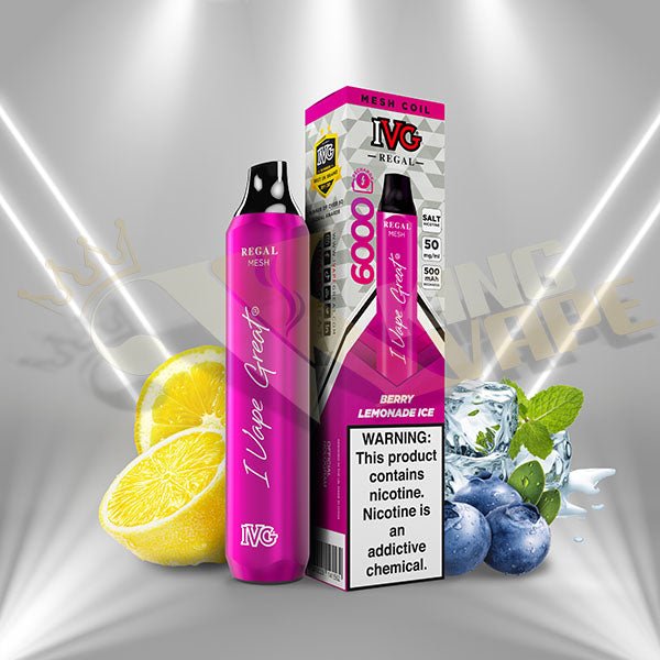 IVG Regal Mesh Disposable 6000 Puffs at King Vape Pakistan