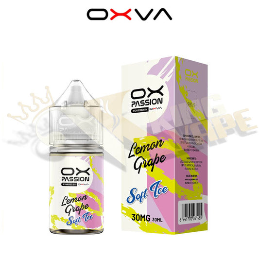 BUY LEMON GRAPE SOFT ICE SALT BY OXVA - 30ML
