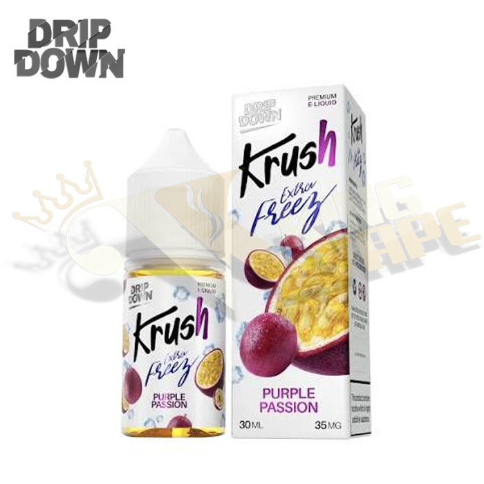 BUY PURPLE PASSION EXTRA FREEZE SALT BY DRIP DOWN KRUSH - 30ML