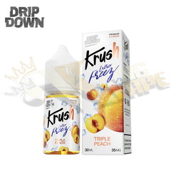 BUY TRIPLE PEACH EXTRA FREEZE SALT BY DRIP DOWN KRUSH - 30ML