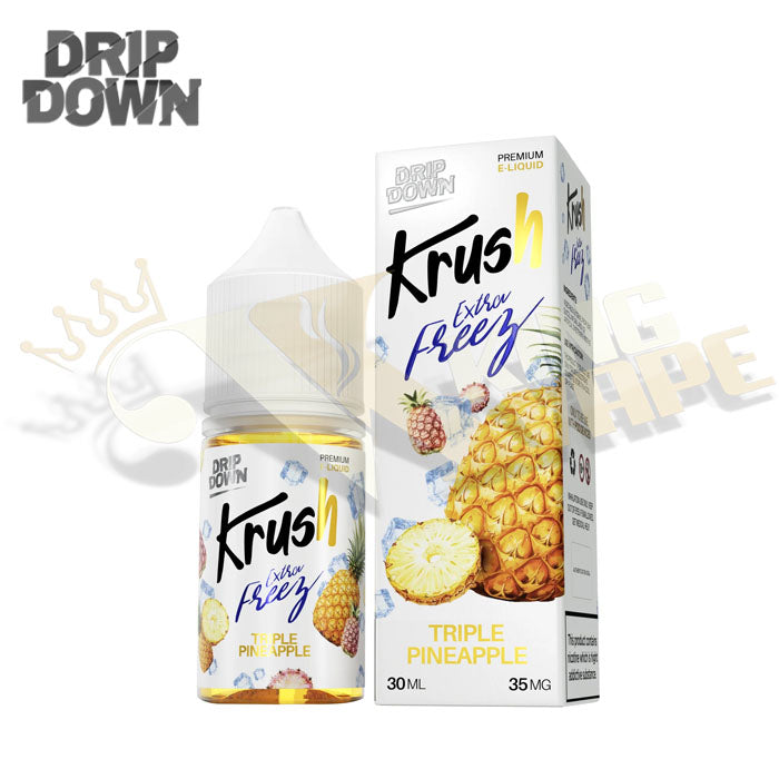 BUY TRIPLE PINEAPPLE EXTRA FREEZE SALT BY DRIP DOWN KRUSH - 30ML